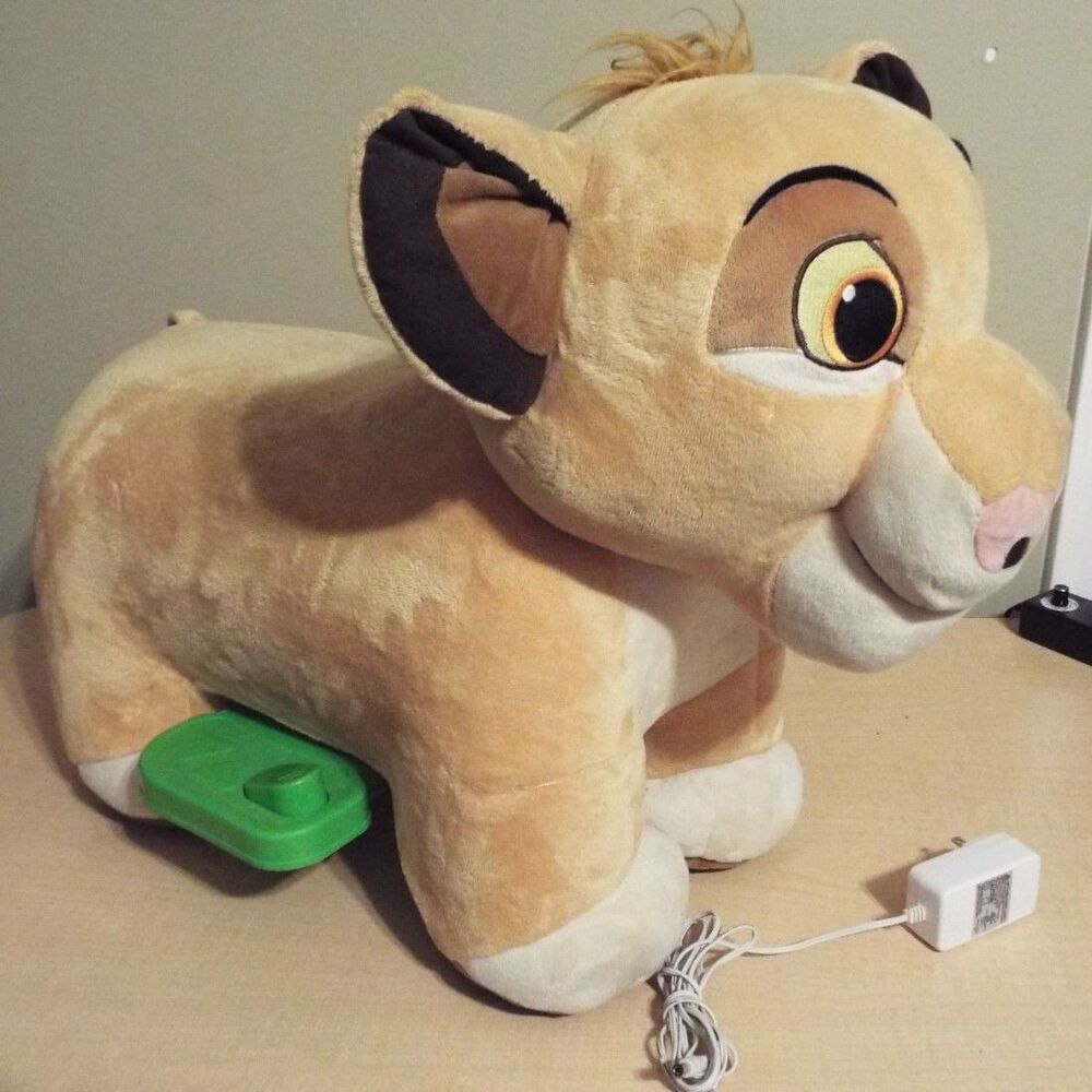 Lion King 6 Volt Cub Simba Plush Ride On By Dynacraft with Charger, New Battery